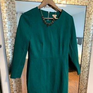 J Crew Green dress. Brand new. No tags